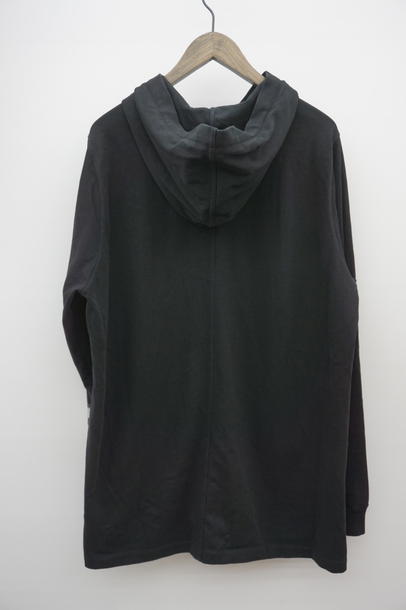 美品 正規19AW Rick Owens ロング スウェット パーカー912N△-