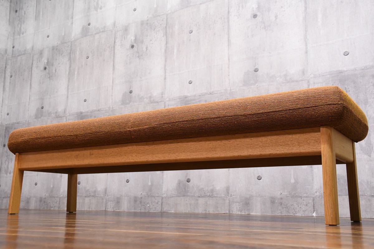 CIC52 展示 試作品 HIDA 飛騨産業 キツツキ ベンチ W160cm ダイニングベンチ LDベンチ 飛騨の家具 長椅子 北欧スタイル ナチュラルモダンの画像9