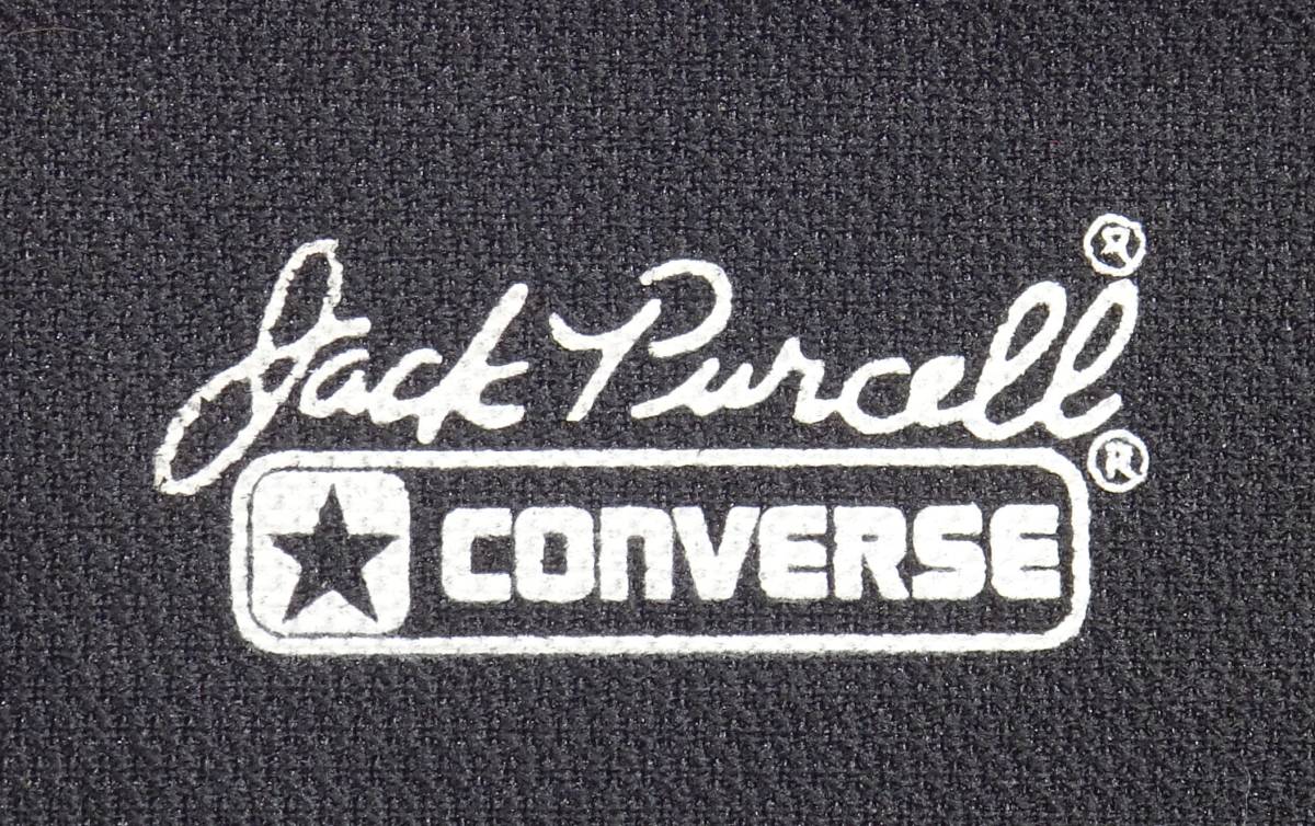 即決 CONVERSE JACK PURCELL 27.5cm ローカットスニーカー コンバース ジャックパーセル メンズ 黒 ブラック BLK キャンパス 通学 タウン_画像9