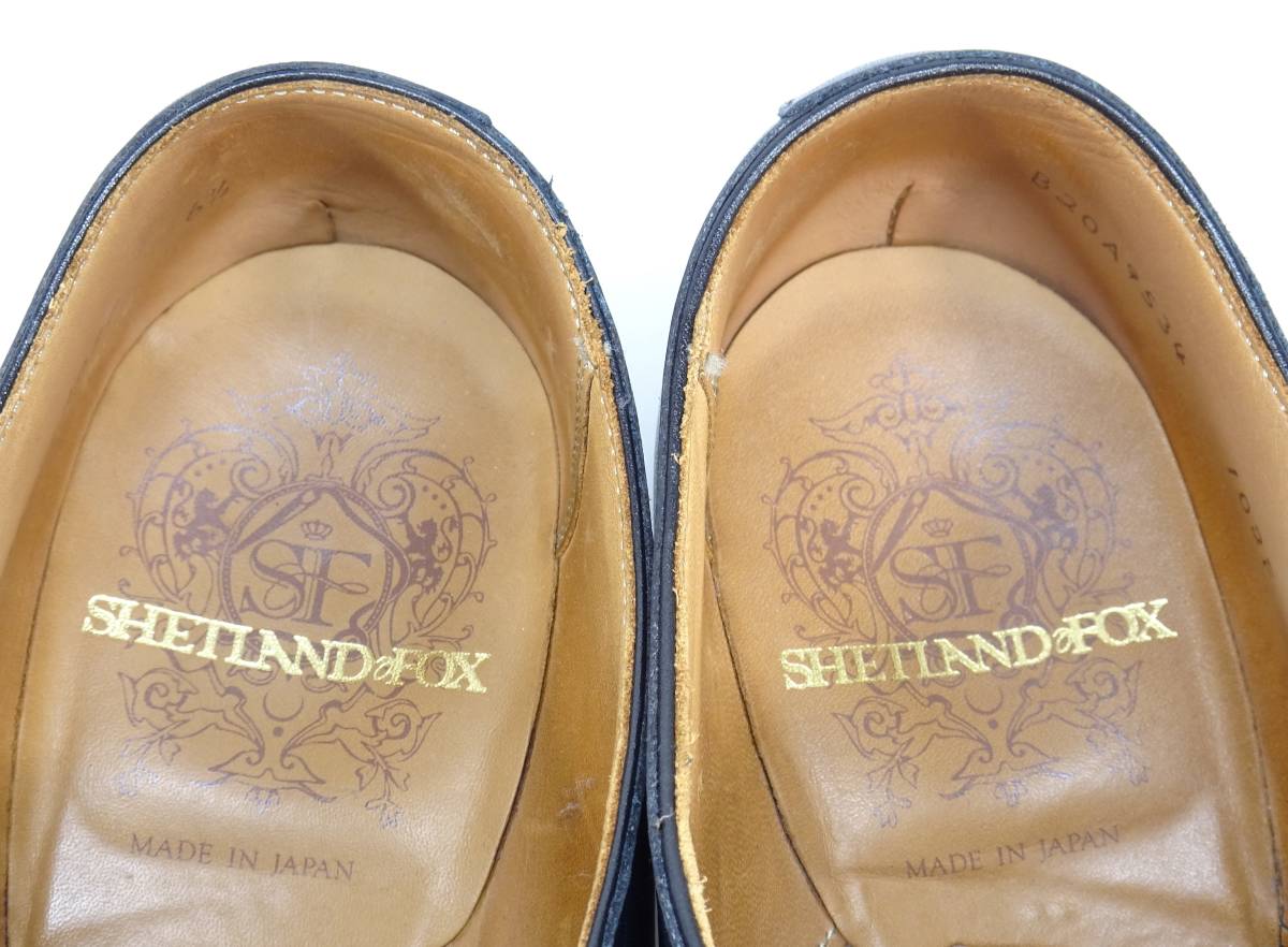 幸せなふたりに贈る結婚祝い SHETLAND 即決 FOX 革靴 高級紳士靴 本皮