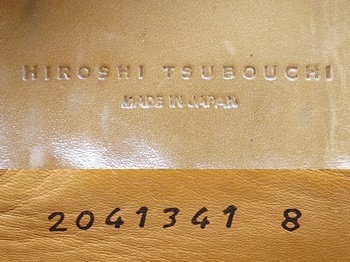 即決 HIROSHI TSUBOUCHI 26.0cm ストレートチップ ヒロシツボウチ 8 メンズ 茶 ブラウン BRW 本革 ビジネス 本皮 通勤 革靴 紳士靴 スーツ_画像9