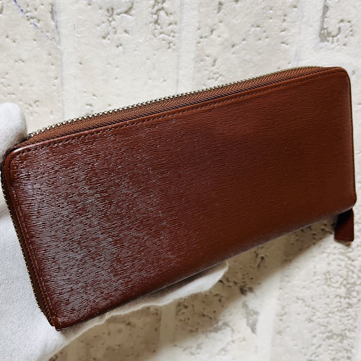 良品 ポーター カレント 吉田カバン 長財布 ラウンドファスナー PORTER CURRENT ブラウン メンズ レディース ユニセックス 本革 8517