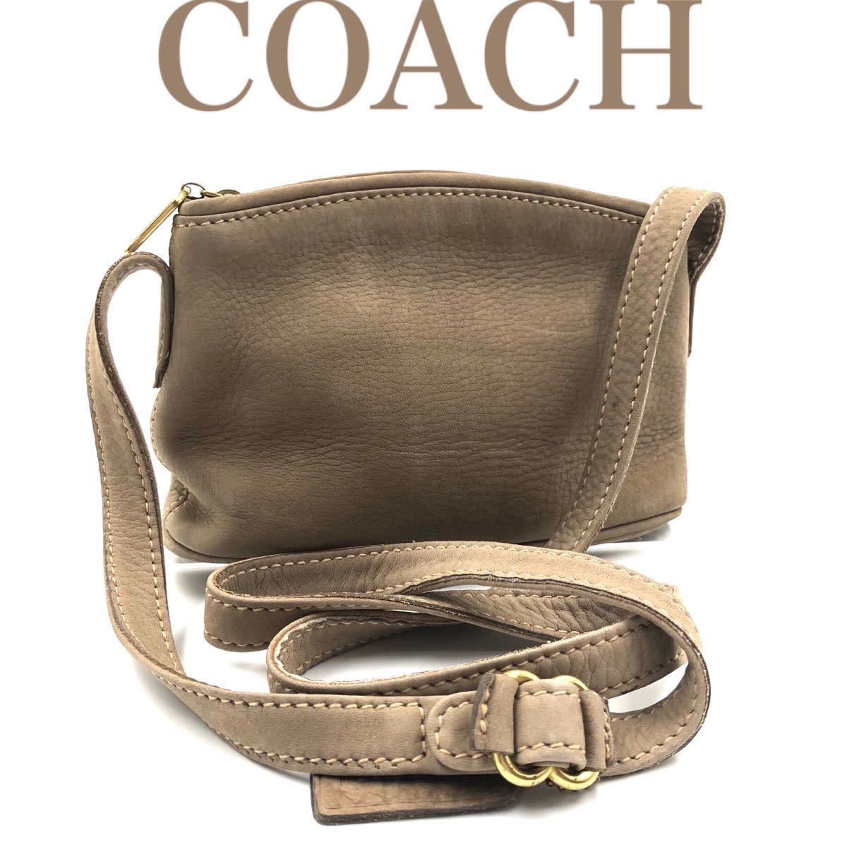 輝い □美品□希少イタリア製□OLD COACH 斜めがけ オールドコーチ