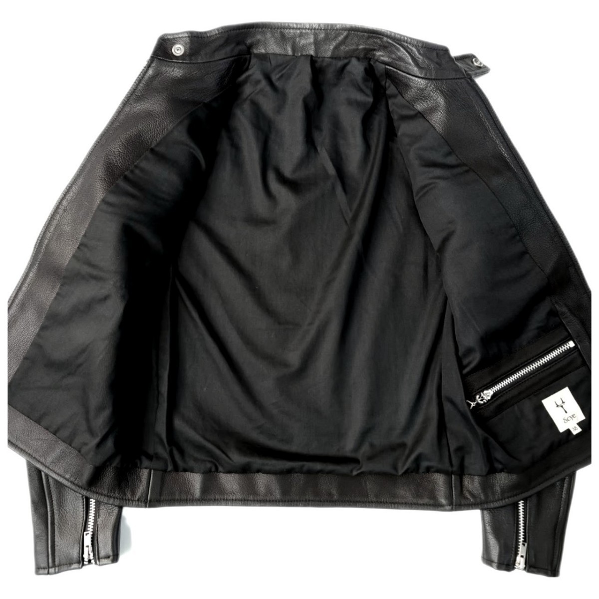 買得 定価187,000円 12SS 極美品 38(M相当) 最高級ゴートスキンレザー
