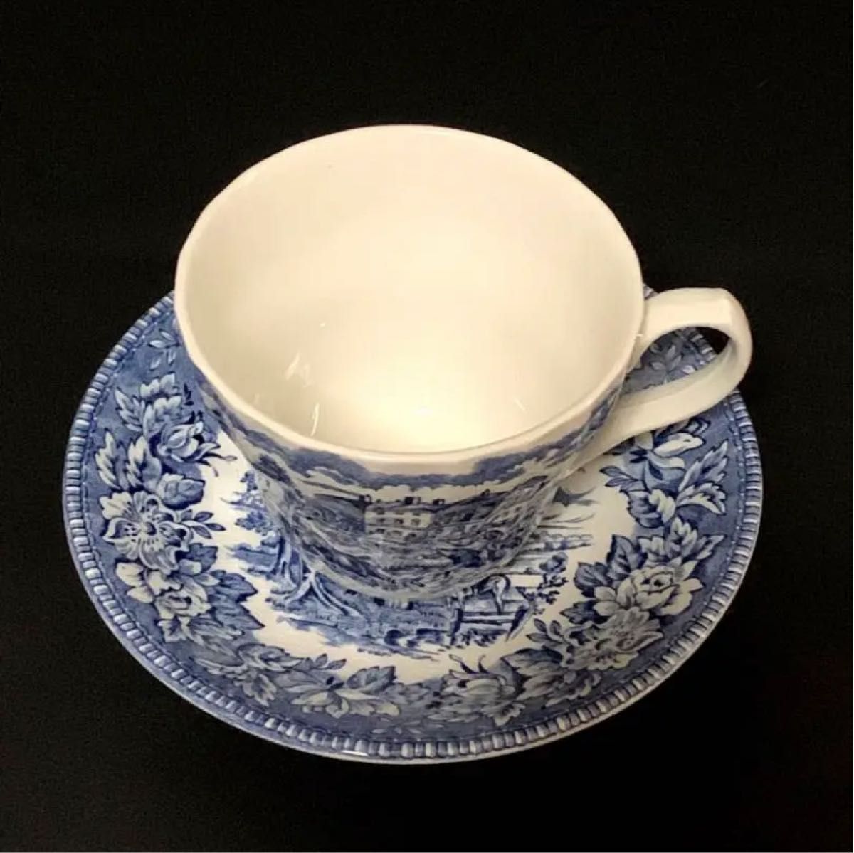 バラ売り　貴重品　エインズレイ英国AYNSLEY ENGLAND'S HERITAGE骨磁器コーヒーカップ&ソーサー　ティー