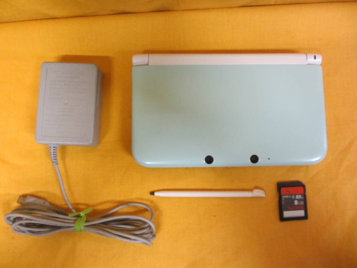 特別オファー 動作品 中古 ホワイト ミント LL ニンテンドー3DS 【H047