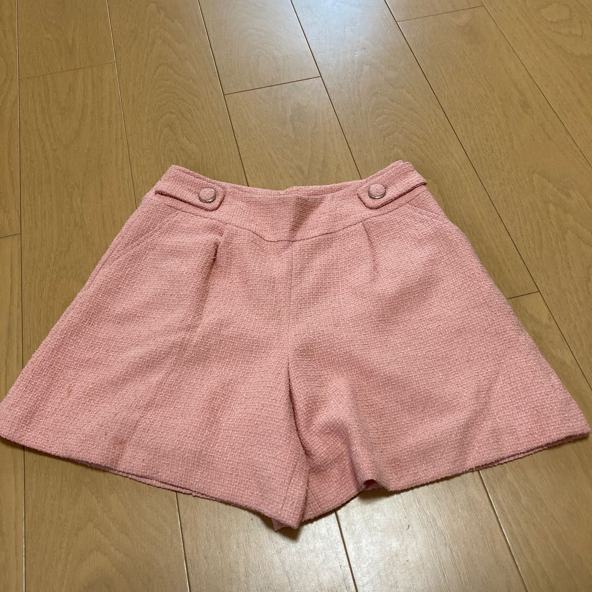 Most Collection サーモンピンク ショートパンツ 秋 冬用 ウエスト