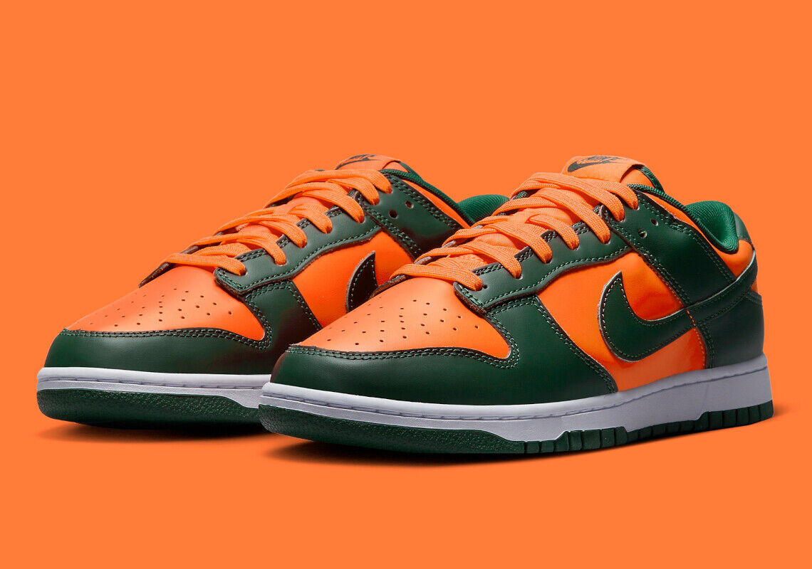 NIKE DUNK LOW RETRO Gorge Green and Total Orange DD1391-300 size 8.5 新品 黒タグ付き ナイキ ダンク ロー ゴージグリーン スニーカー