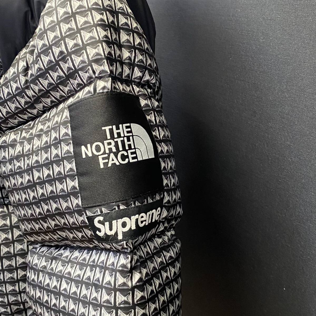 Supreme The North Face Studded Nuptse Jacket Black シュプリーム ザ ノースフェイス スタッズ ヌプシ ジャケット ブラック size S_画像3