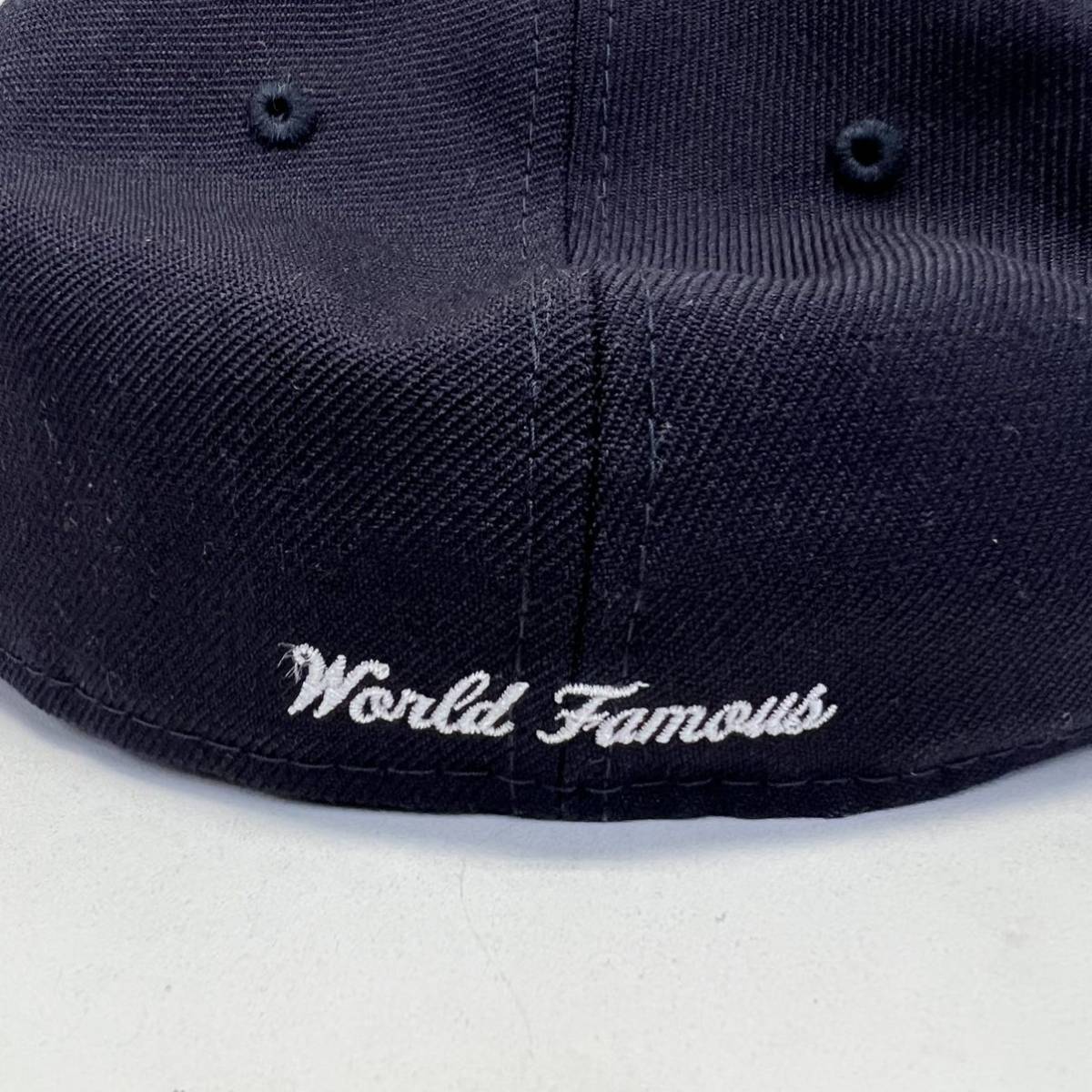 Supreme WORLD FAMOUS BOX LOGO CAP NEW ERA シュプリーム ワールド フェイマス ボックス ロゴ キャップ size 7 4/1 新品_画像4