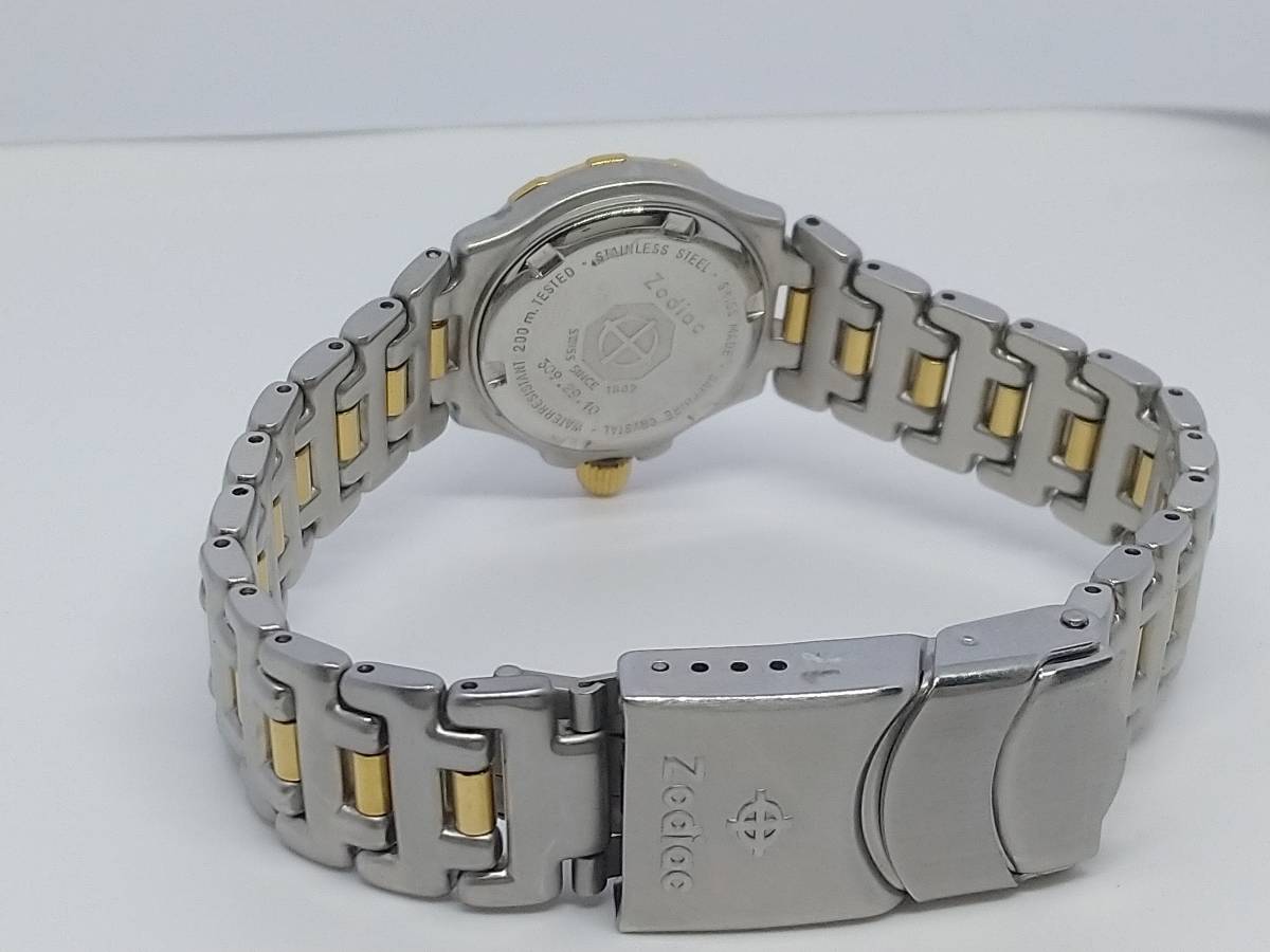 【送料無料】未使用 ゾディアック ZODIAC 309.29.10 デイト ダイバープロフェッショナル200M スイス腕時計 の画像4