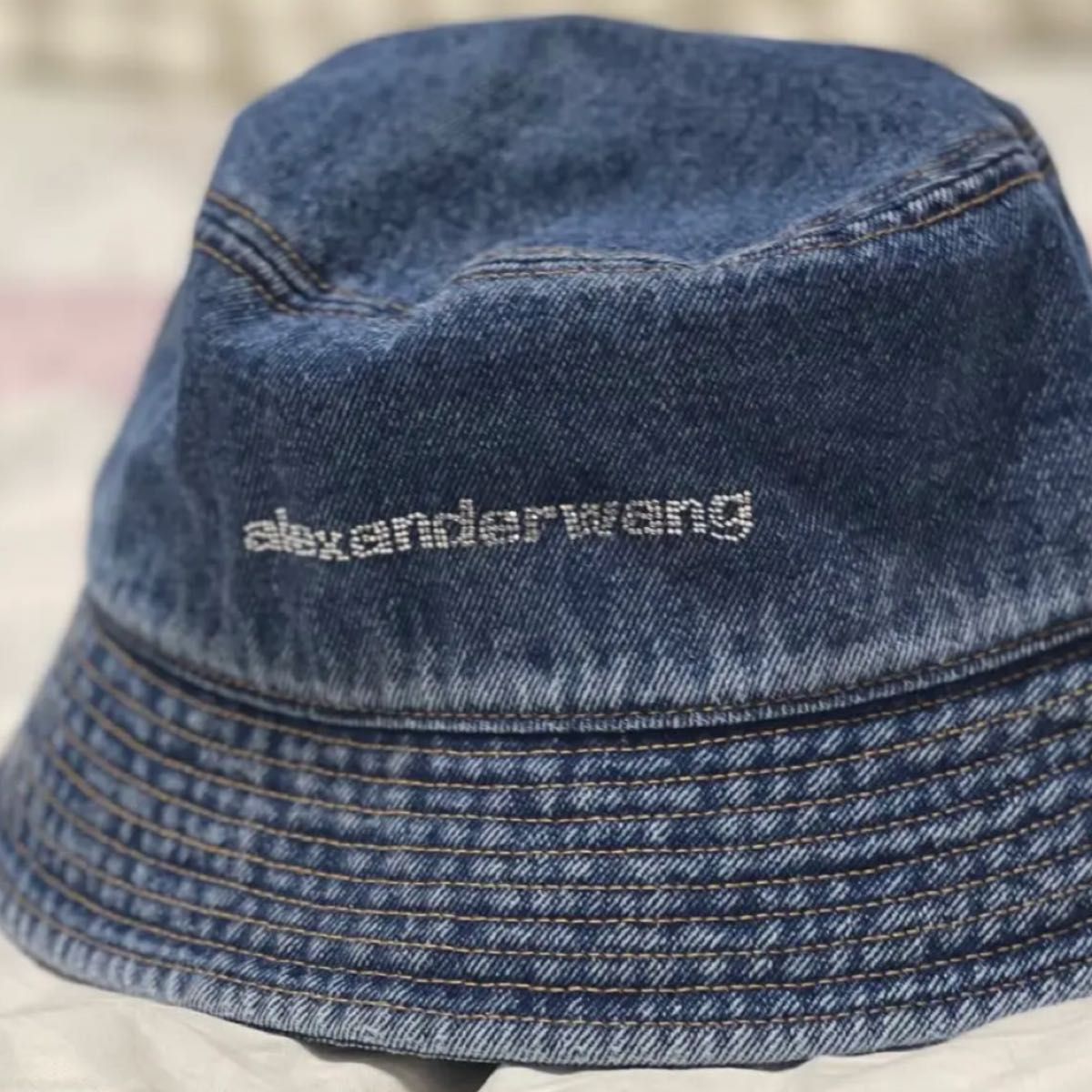 新品・未使用Alexander wang デニムハット デニムブルー