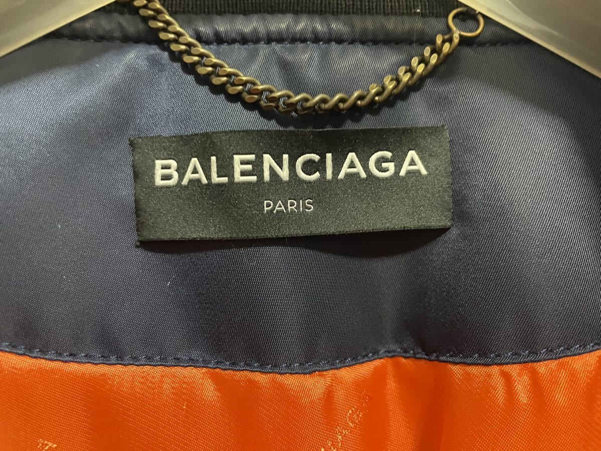 BALENCIAGA ボンバージャケット 46 バレンシアガ MA-1 ブルゾン 商品