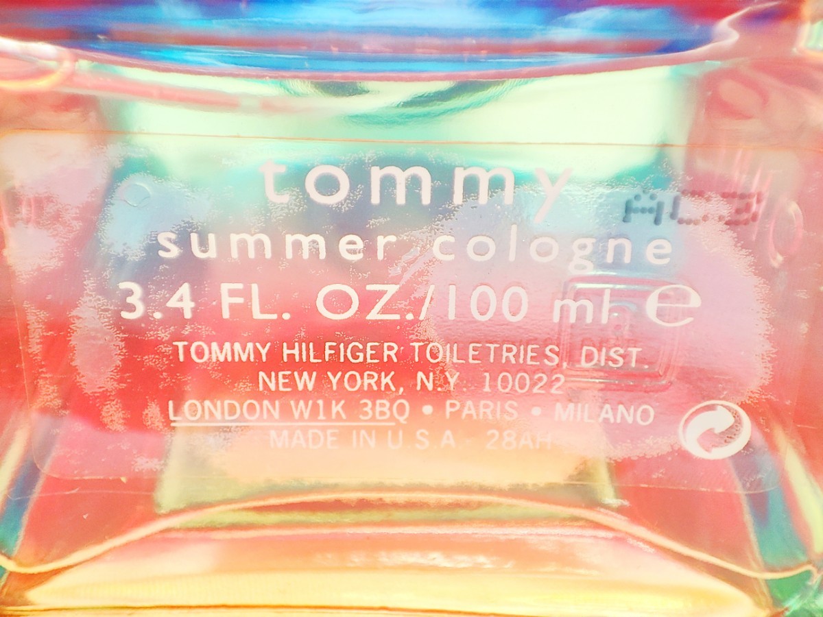 100ml【未使用】【送料無料】TOMMY HILFIGER トミーヒルフィガー トミー ボーイ BOY サマー Summer オーデコロン _画像4