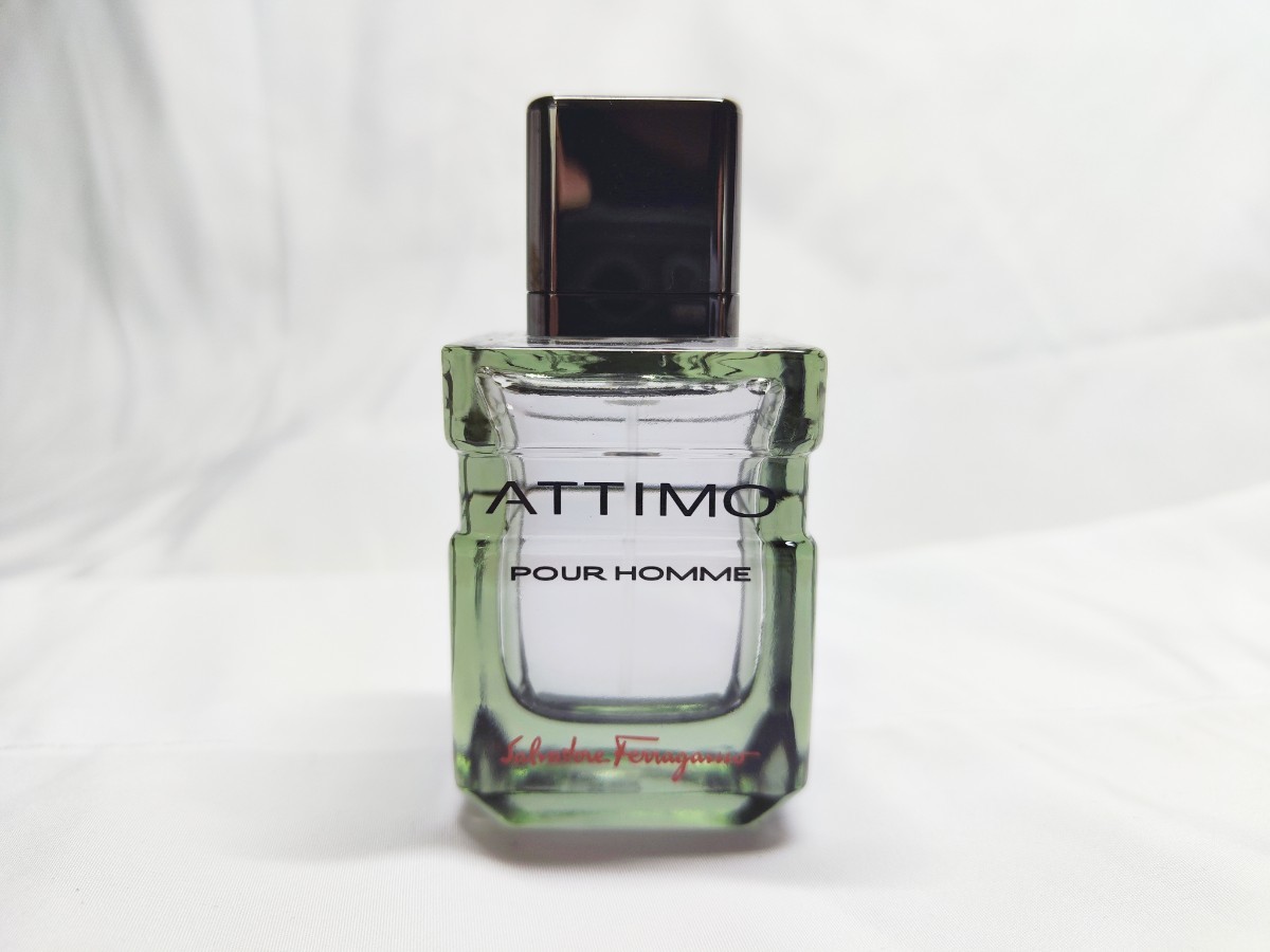 【ほぼ未使用】【送料無料】ATTIMO L'EAU POUR HOMME EDT 40ml フェラガモ アッティモ ロー プールオム オードトワレ オーデトワレ_画像1