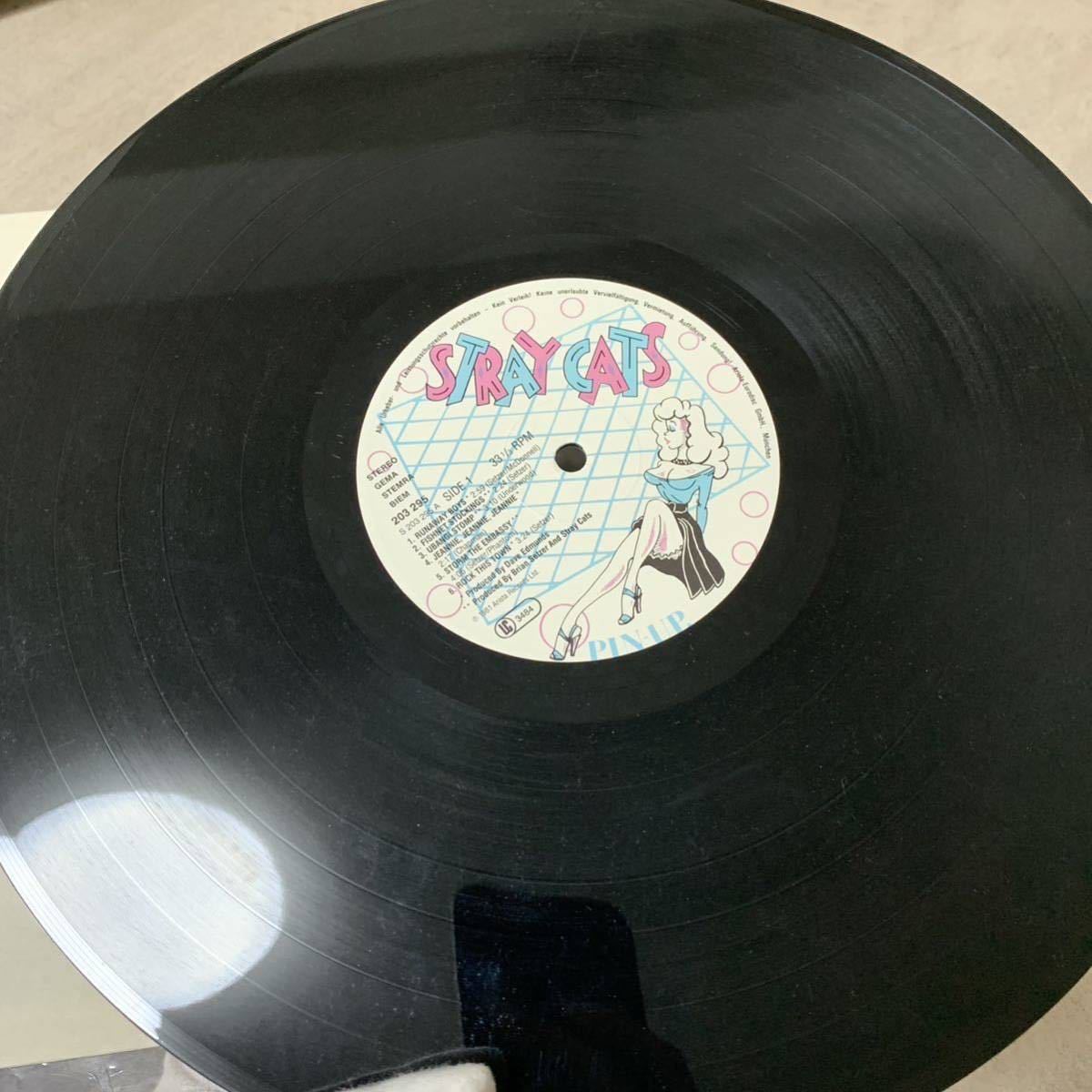 【US盤】 STRAY CATS LP 2枚セット ストレイキャッツ 涙のラナウェイボーイ BLAST OFF EP レコード アナログ 12inch インチ_画像5
