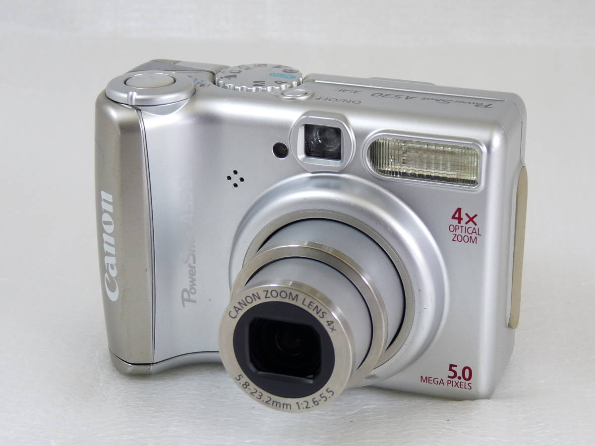 Canon powerShot A530 単三電池駆動-