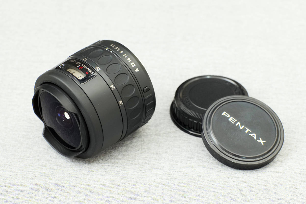 【美品】PENTAX-F フィッシュアイズーム 17-28mm F3.5-4.5【ペンタックス】【魚眼】【フルサイズ対応】