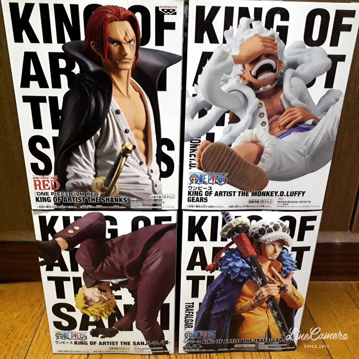 ワンピースKING OF ARTIST DXF ルフィ ギア5 ニカ シャンクス-