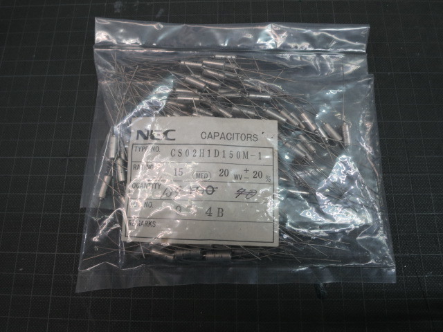 オリジナル NEC タンタルコンデンサ １30個纏め売り コンデンサ