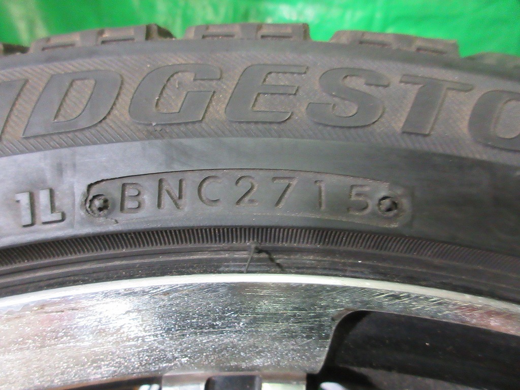 BRIDGESTONE VRX 245/40R20 4本 No.3591S スタッドレス 冬タイヤ BLEST BAHNSTECHアルミホイール アルファード等の画像10