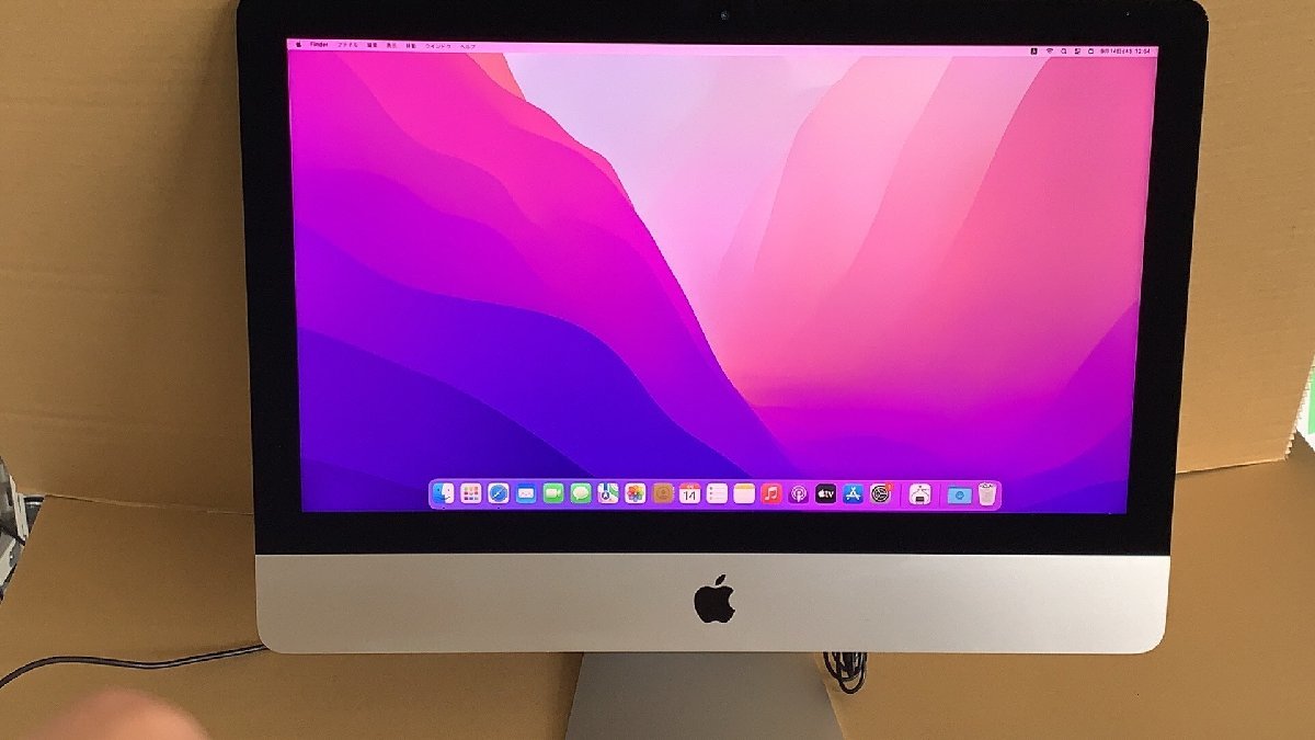 Apple A1418 iMac(Retina 4K,21.5-inch,Late2015)クアッドコアi5 3.1GHz 8GB 1TB 管理番号M230914_画像1