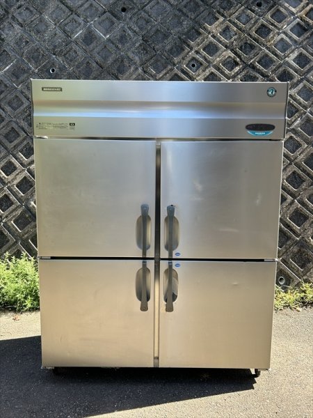 直接引取限定 動作品 HOSHIZAKI 業務用冷凍冷蔵庫 HRF-150XFT3 W150×D65×H189cm 三相200V ホシザキ 縦型 タテ型 4面 厨房機器