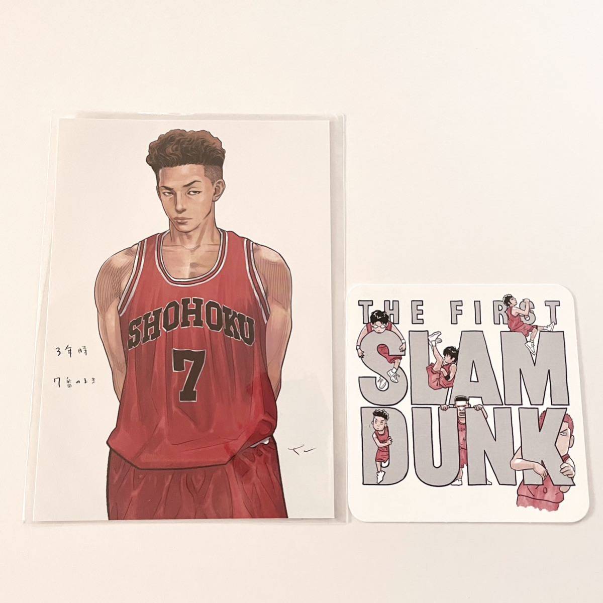 未使用 レコード THE FIRST SLAM DUNK 三井を何度でも甦らせる / 来場者特典付 ポストカード＆コースター スラムダンク 三井寿 井上雄彦_画像4