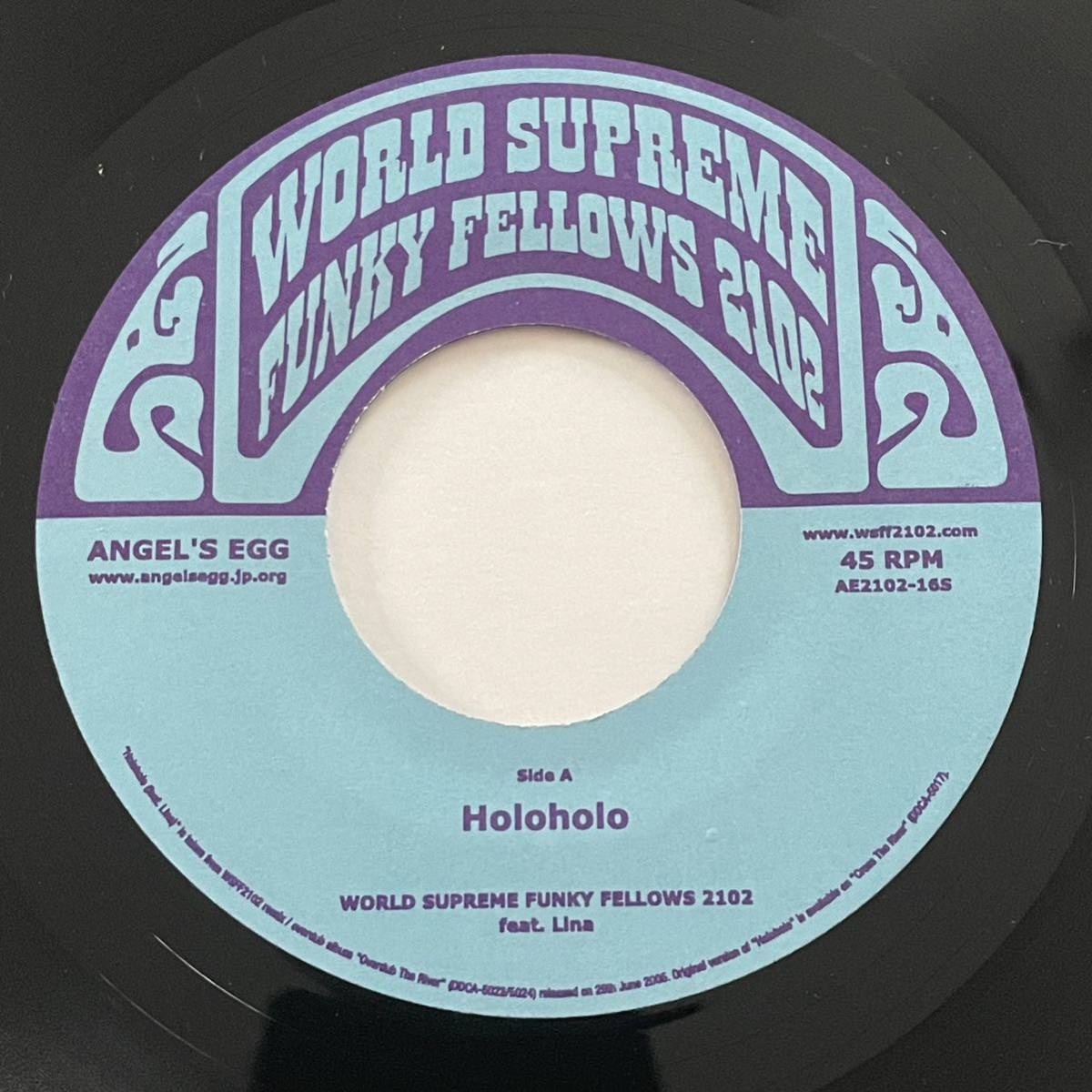 WORLD SUPREME FUNKY FELLOWS 2102 / Holoholo / レコード カリンバ Slowly 刀頭 MURO PART2STYLE_画像1