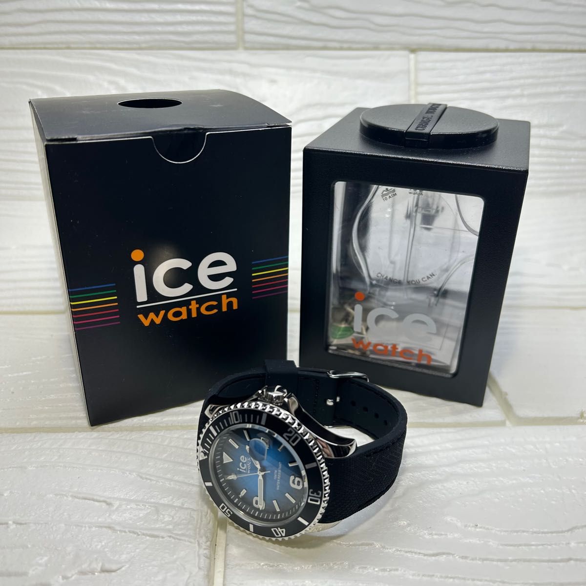 アイスウォッチ/ICE Watch|アイススチール|ディープブルー|ラージ|メンズ腕時計|アナログ|ダイバーズデザイン