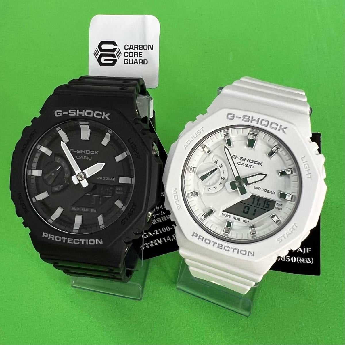 セール！★新品 カシオ正規保証付き★G-SHOCK GA-2100-1AJF & GMA-S2100-7AJF ペアウォッチ メンズ レディース 腕時計★プレゼントにも最適_画像2