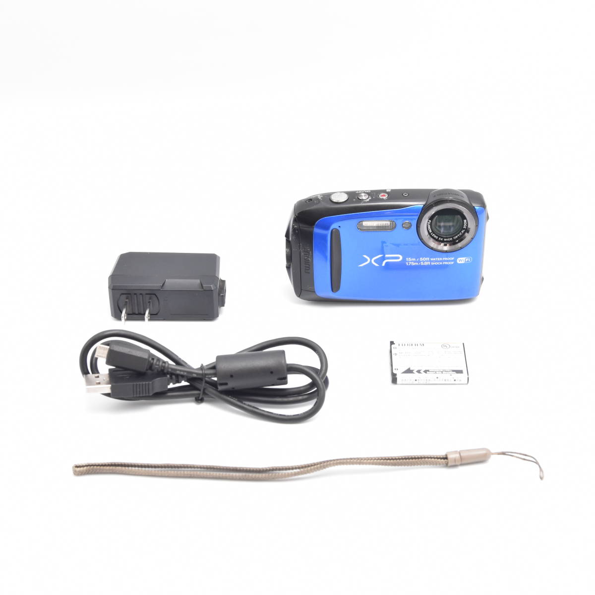大注目】 FUJIFILM #B510 デジタルカメラ FX-XP90BL ブルー 防水 XP90