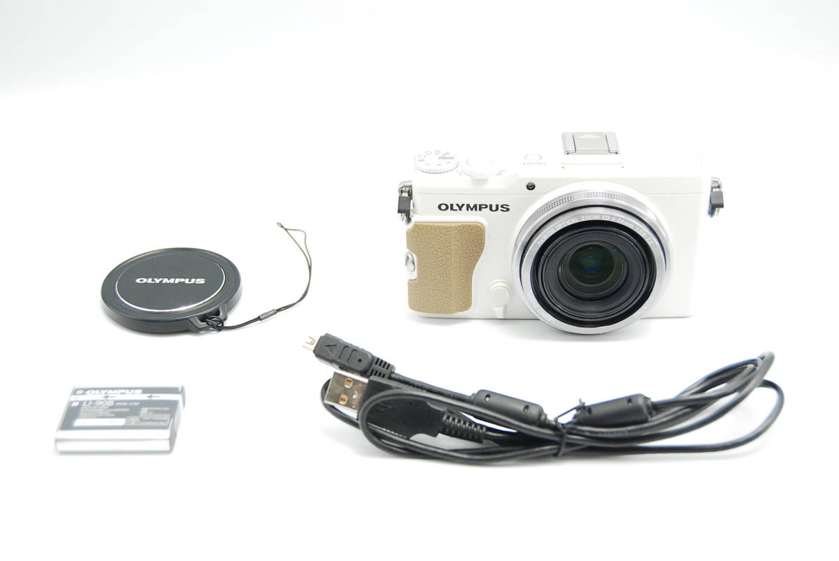 安価 STYLUS デジタルカメラ OLYMPUS #B341 XZ-2 WHT XZ-2 ホワイト F1