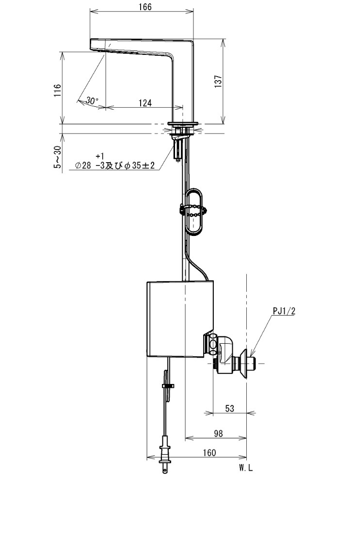 新品未開封品】 TOTO TLE25706J (100V) 自動水栓 アクアオート 2021年