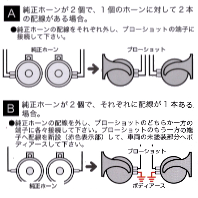 PFM プレミアムサウンドヨーロピアンハイパワーホーンブラック車検対応保安基準適合品クラクション12V専用ホーン高音510Hz●低音410Hz 良音_画像3