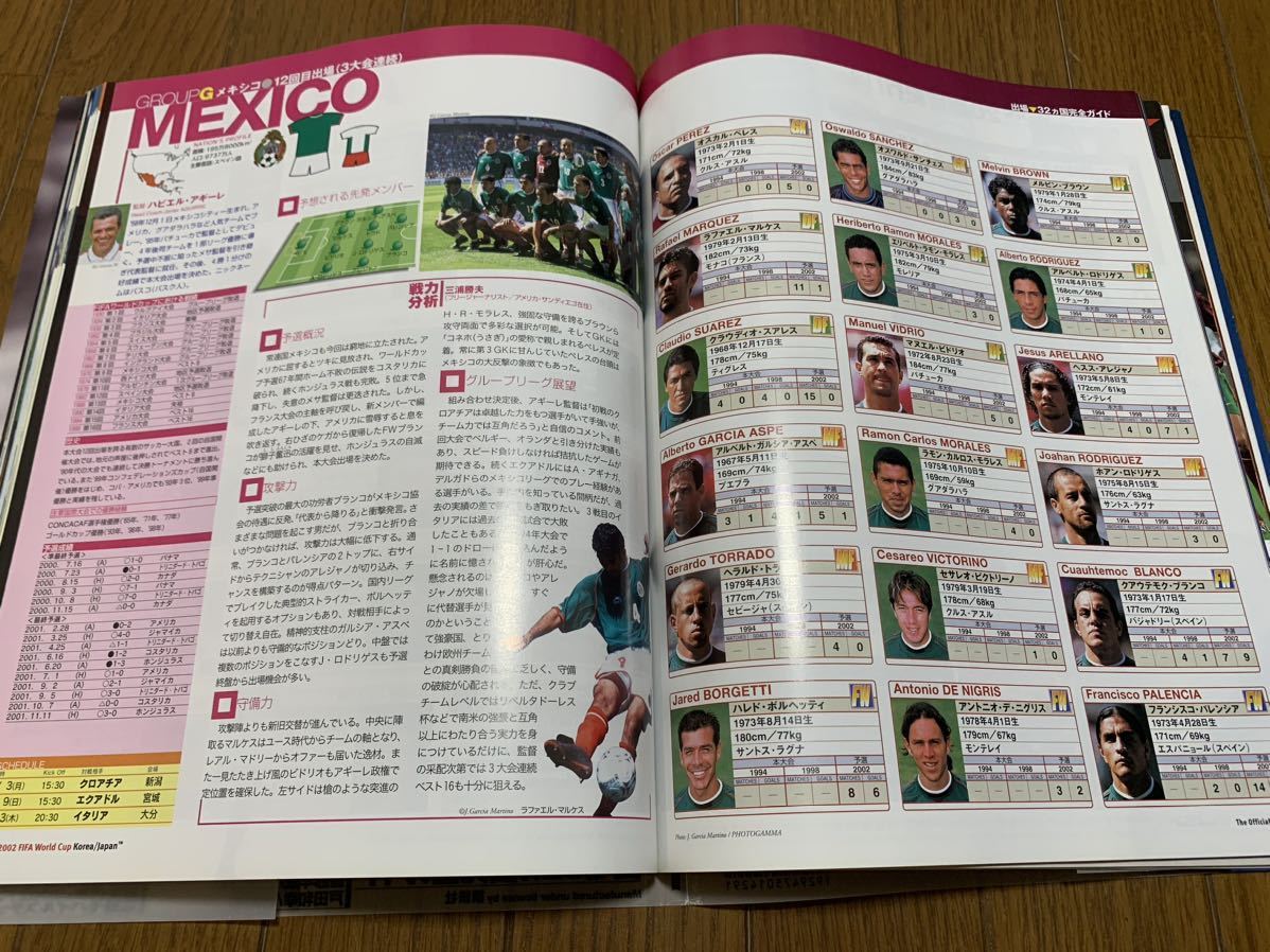 【サッカー】2002FIFAワールドカップ　W杯　公式ガイドブック The Official Guide 講談社_画像7