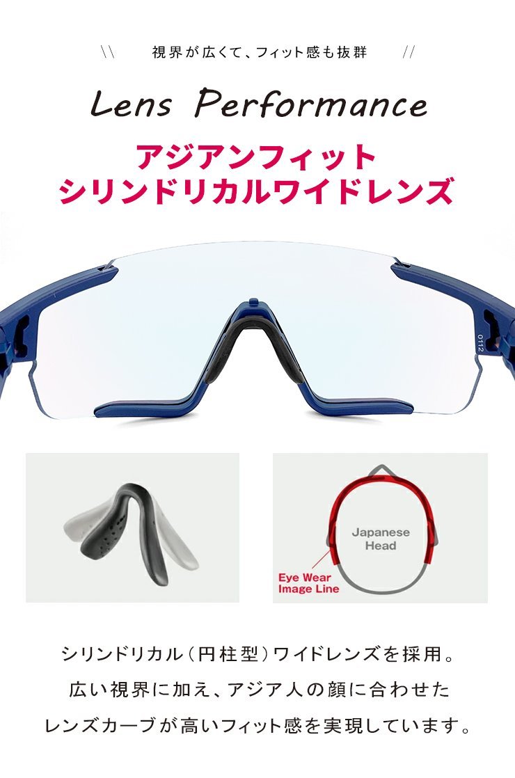  новый товар style свет солнцезащитные очки kabuto 122ph-a earth blue голубой . замутненный style свет линзы [ раз имеется соответствует ] вечер соответствует замутненный . прекращение ogk kabuto зеркало линзы 