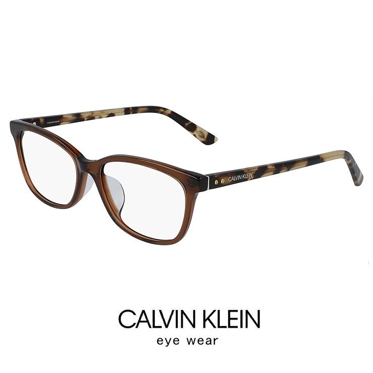 新品 カルバンクライン メガネ ck19554a-210 calvin klein 眼鏡 メンズ レディース ウェリントン型 アジアンフィット