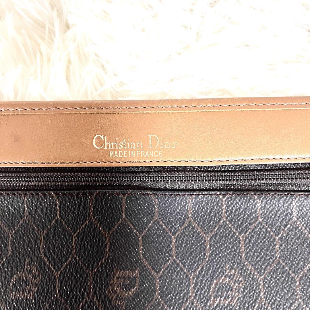 Dior ショルダーバッグ ハニカム レザー PVC ヴィンテージ クロスボディ