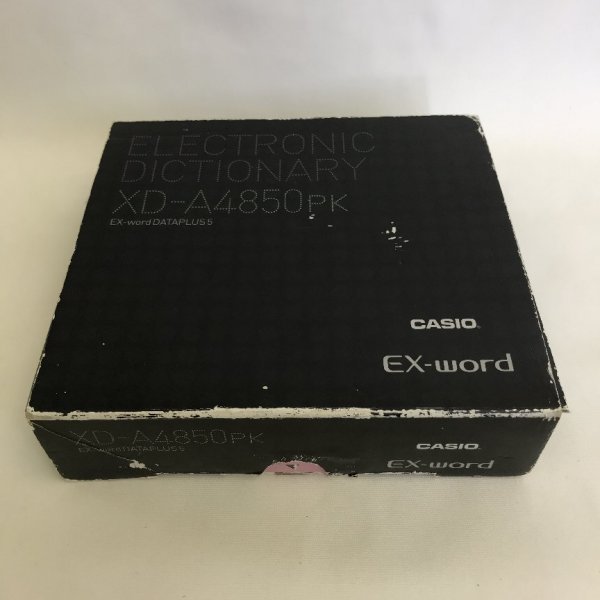 CASIO カシオ計算機 カシオ電子辞書 XD-A4850-PK(ピンク）EX-word DATAPLUS5【訳あり※アルカリ単3形乾電池,ヘッドホン】 88 00076_画像2