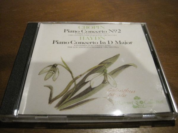 CD　ショパン ピアノ協奏曲 No.2 　ハイドン　piano concerto In D Major　HAYDN CHOPIN_画像1