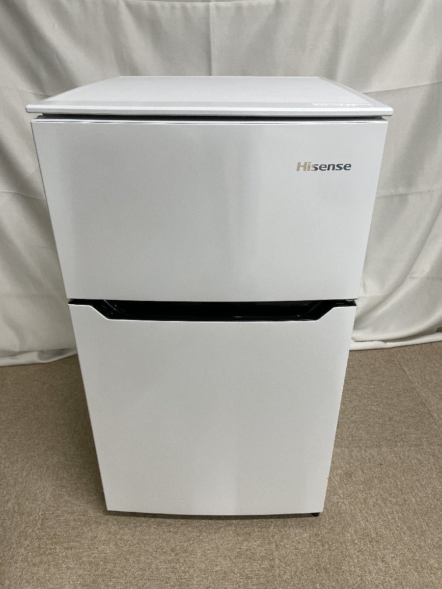 【北見市発】ハイセンス Hisense 2ドア冷凍冷蔵庫 HR-B95A 2018年製 白 93L