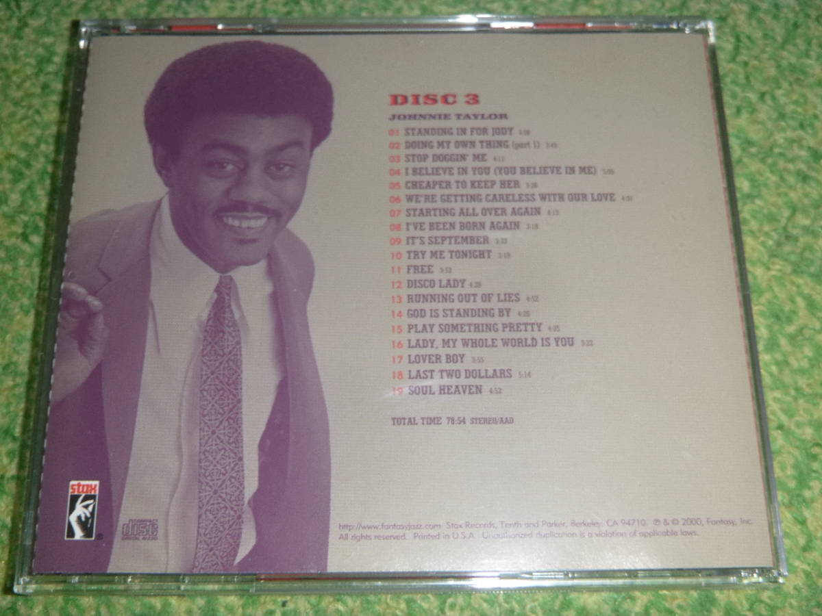 Johnnie Taylor 　/　ジョニー・テイラー / ザ・ヒストリー 1956~1999　/　【国内盤/3CD】_画像8