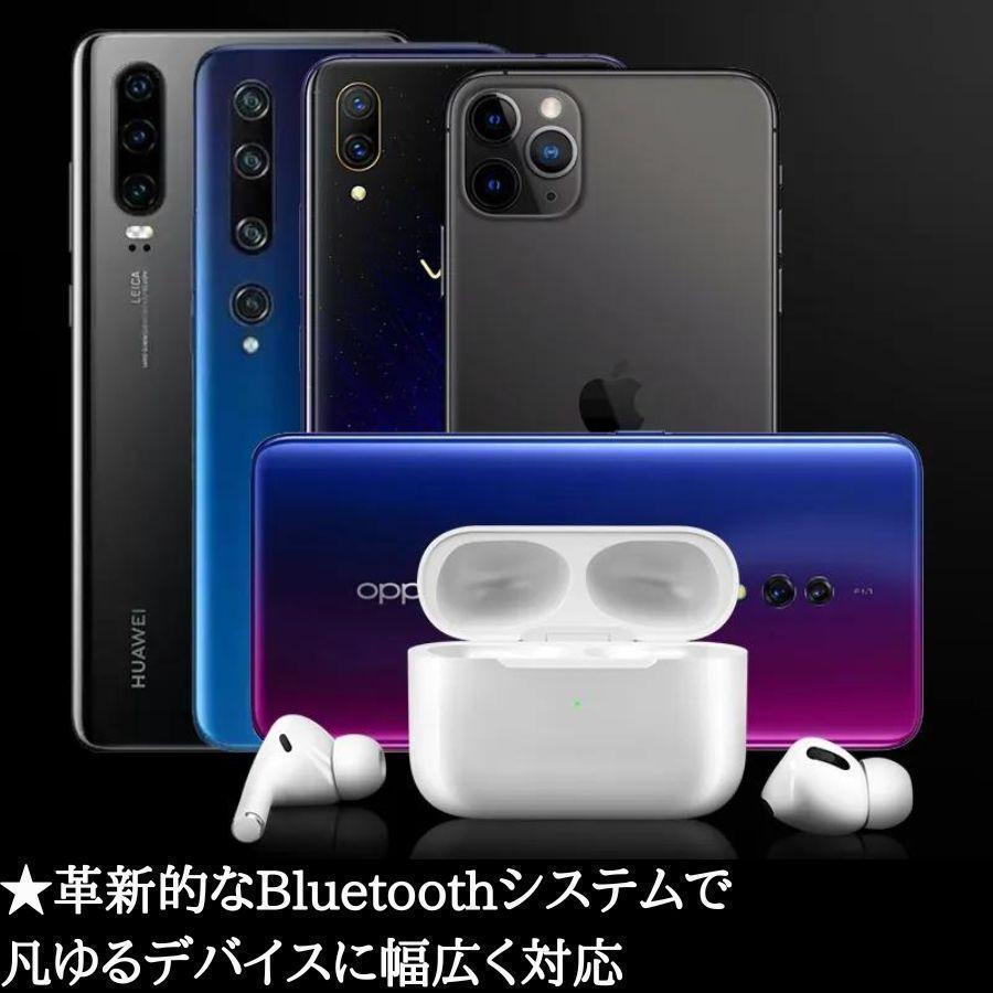 新品 AirPods Pro第2世代 代替品 ワイヤレスイヤホン Bluetooth 5.2 TWS 高品質 イヤホン 充電ケース付 Android iPhone 8 X 11 12 13 14_画像7