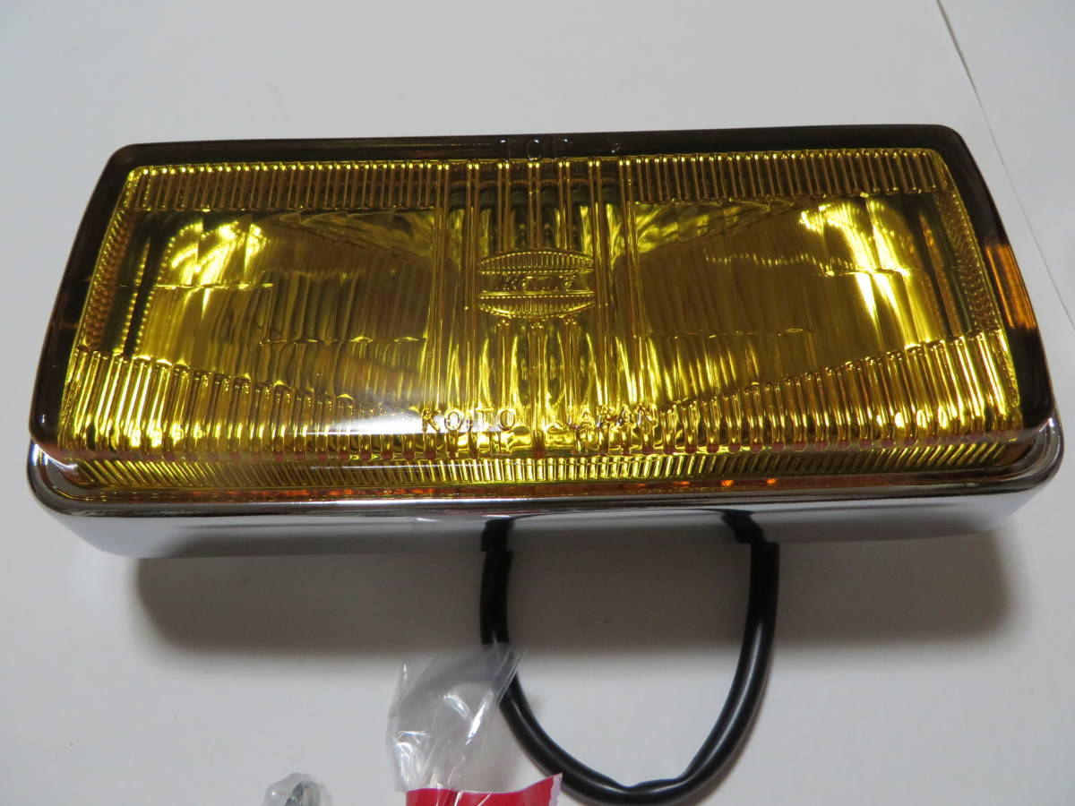 フォグランプ 角型 155 白熱バルブ 小糸製作所 KOITO 12V 35W fog lamp 旧車 117クーペ ミニ mini ミラ ジムニー ワーゲン セリカ ハコスカ_画像5