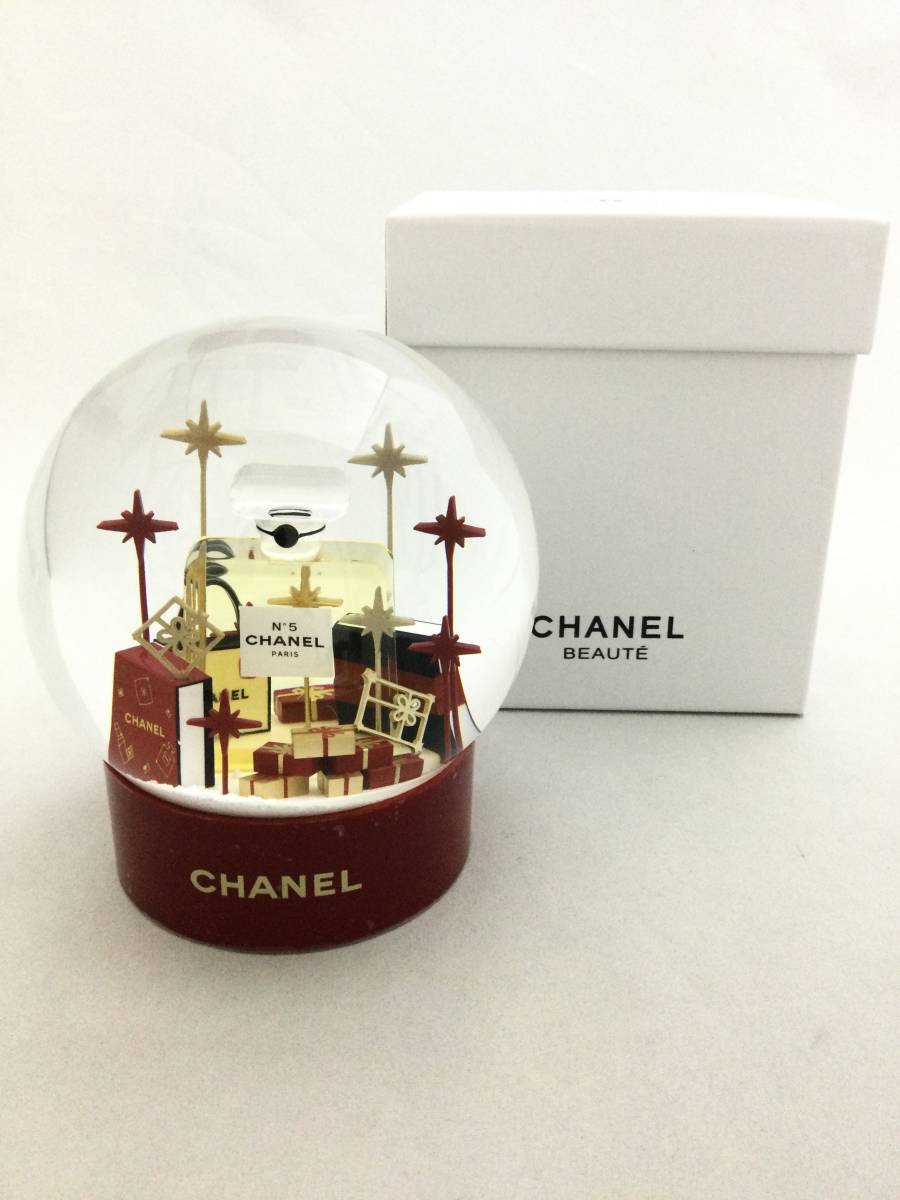 CHANEL　シャネル　No5　パフュームボトル　ギフトボックス　スノードーム　非売品【C716234】_画像1