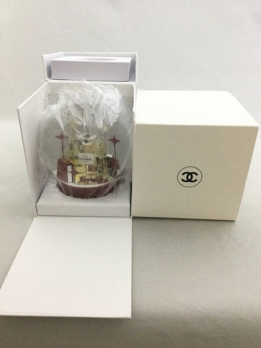 CHANEL　シャネル　No5　パフュームボトル　ギフトボックス　スノードーム　非売品【C716234】_画像8