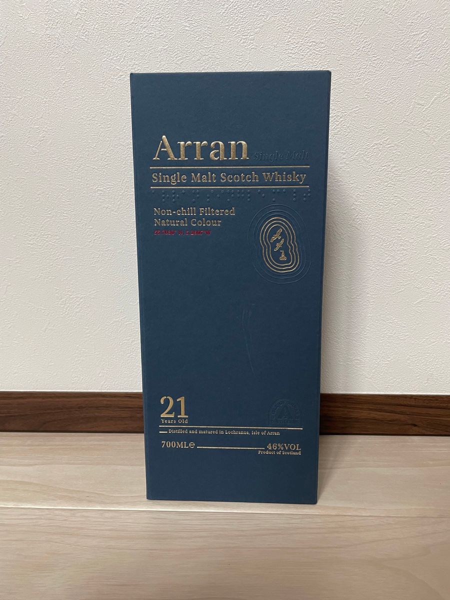 アラン 21年 シングルモルト 46％ 700ml Arran 未開封