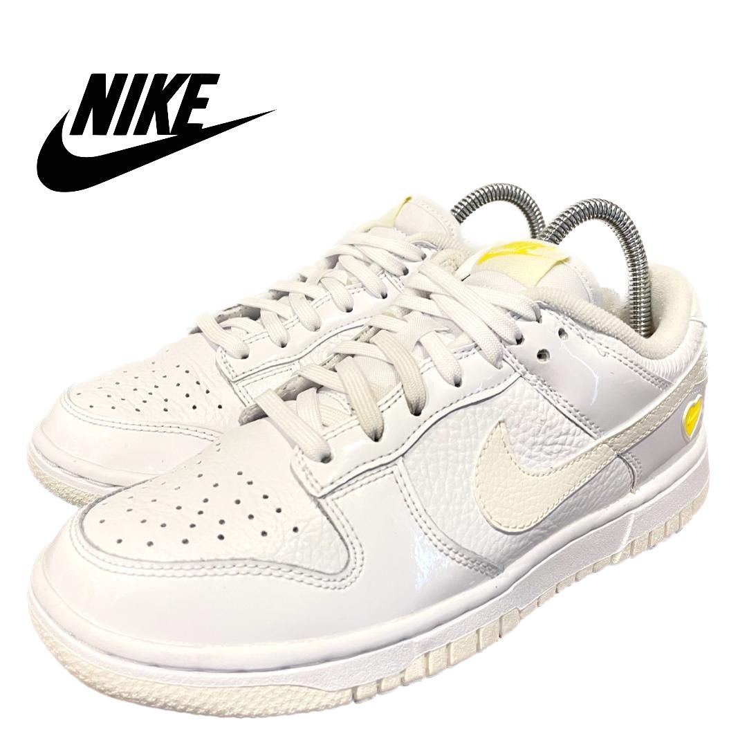 NIKE WMNS DUNK LOW ナイキ ダンク ロー ホワイト イエロー