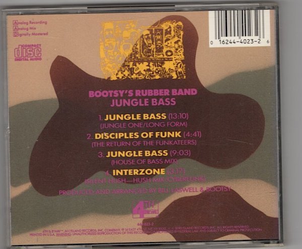 Bootsy's Rubber Band / Jungle Bass_画像2